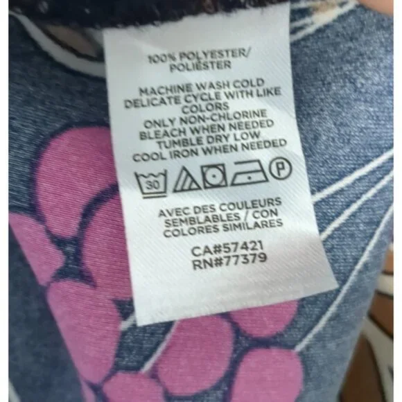 Ann Taylor Factory Womens Floral Long Sleeve Top Skirt Set Size L - Picture 5 of 13